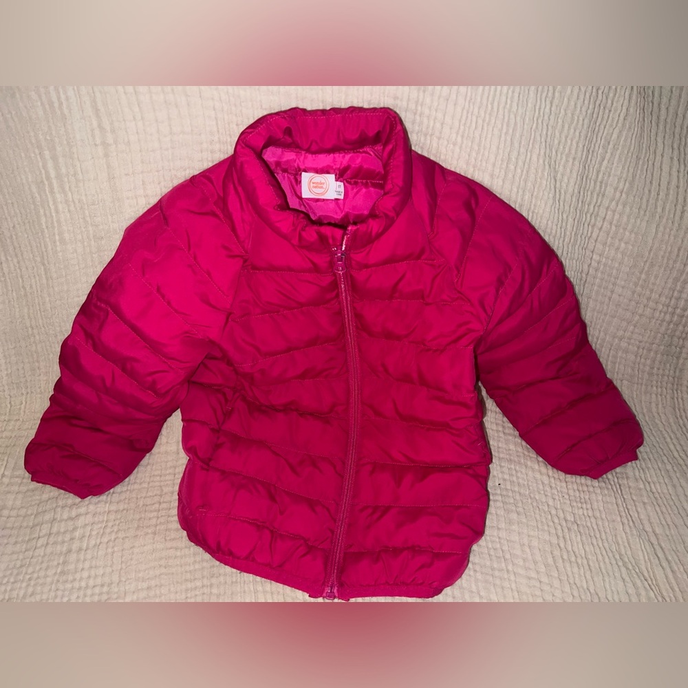 Wonder Nation Fuchsia Puffer Jacket